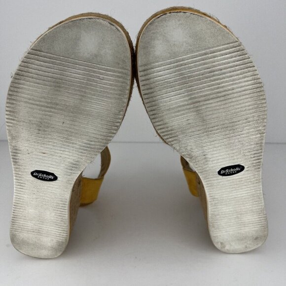Dr. Scholl’s Canary Catch 22 Yellow Womens Size 10M Espadrille Platform Sandals - Picture 8 of 9